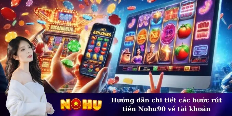 Hướng dẫn chi tiết các bước rút tiền Nohu90 về tài khoản